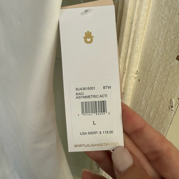 NWT Spiritual Gangster Kaci White Active Dress Size Large - Picture 5 of 8